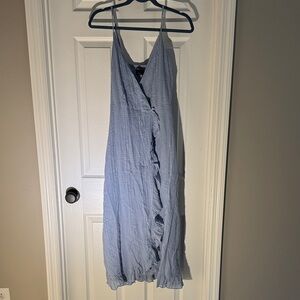 ASOS Design Sky Blue Wrap Dress